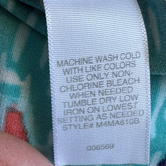 Bisou Bisou Geometric Orange Blues White tribal Colorful Sun Dress Maxi… - Picture 9 of 12